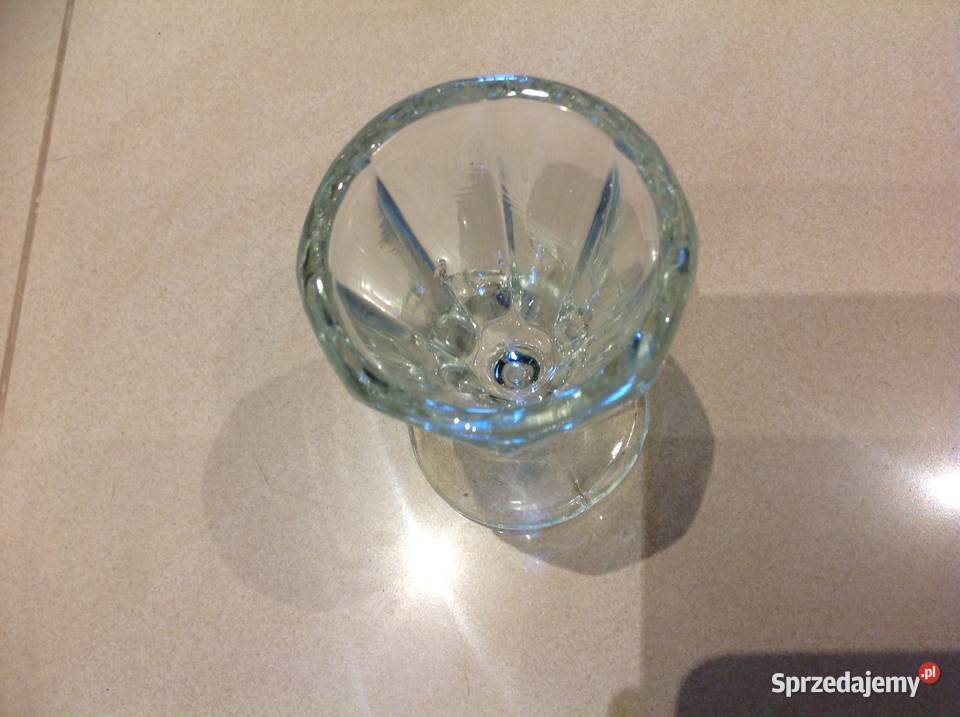 Stary Kieliszek Karczmiak Grube Szkło lubuskie Nowa Sól