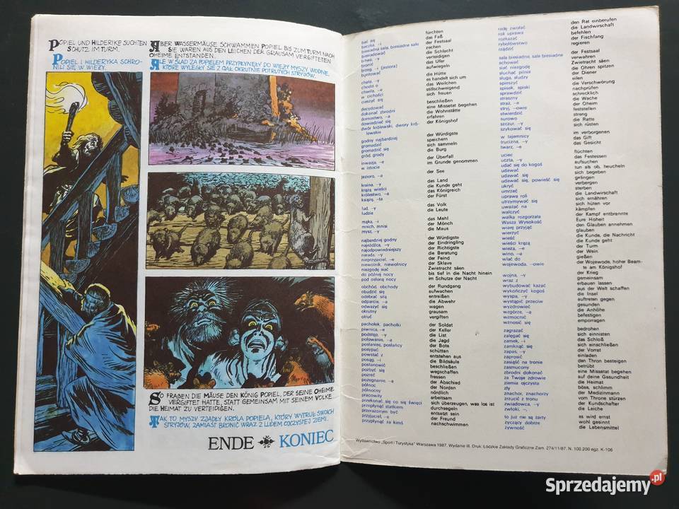 Opowieść o Popielu i Myszach jęz niemiecki Gdynia