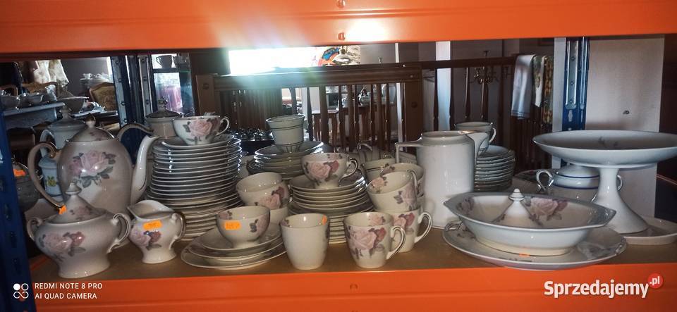 Filiżanki z 2 talerzykami KPM Róża subtelna Gdańsk sprzedam