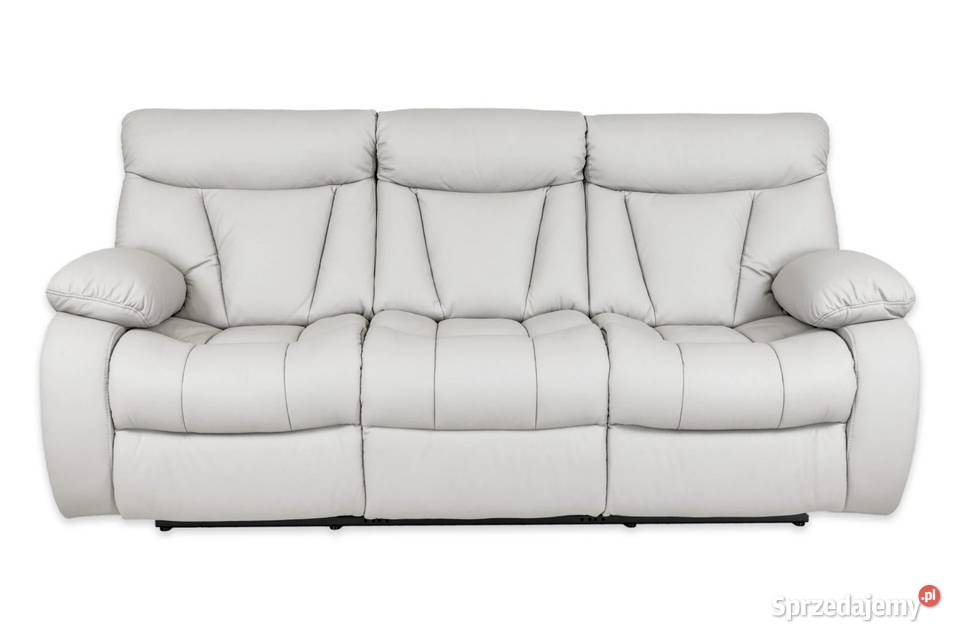 Komplet Granada wygodny 100 skóra naturalna śląskie Piasek