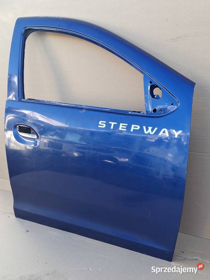 DACIA SANDERO II LOGAN DRZWI PRAWE PRZEDNIE Bieleń