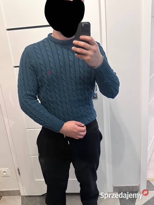 Sweter męski zielony Poznań