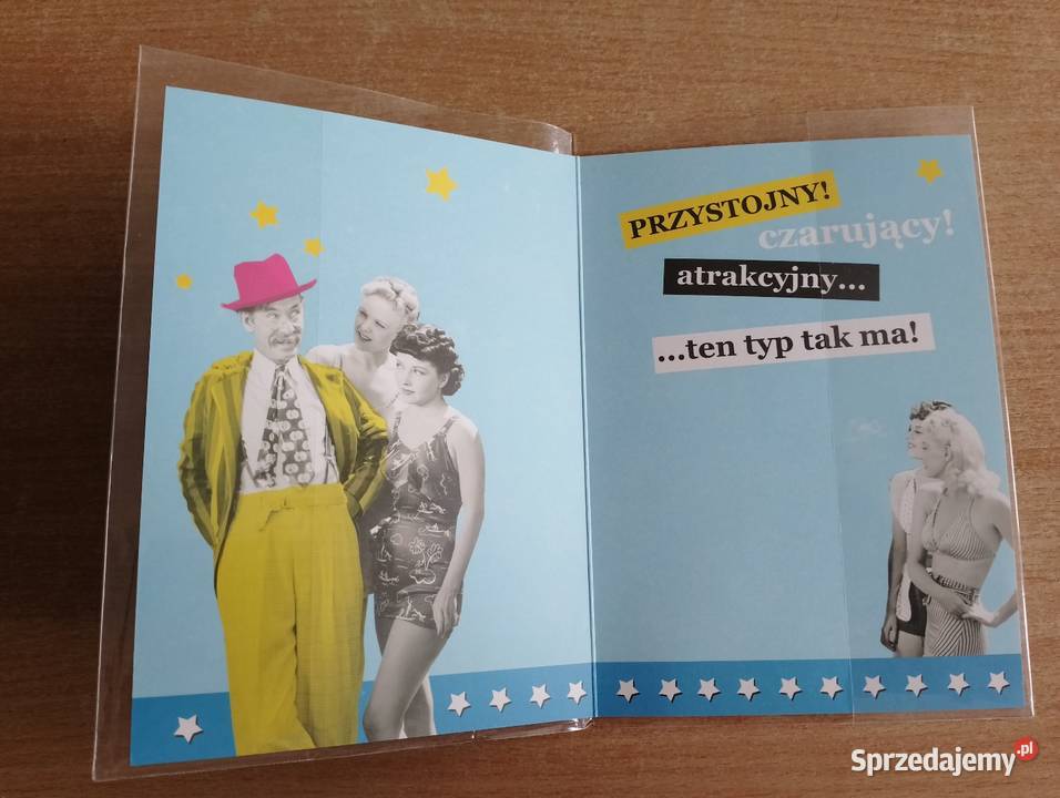 KARTKA urodzinowa retro 60 urodziny z kopertą wielkopolskie Poznań