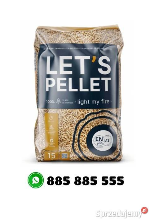 Pelet sosnowy Lets pellet A1 EN plus podkarpackie Jasienica Rosielna