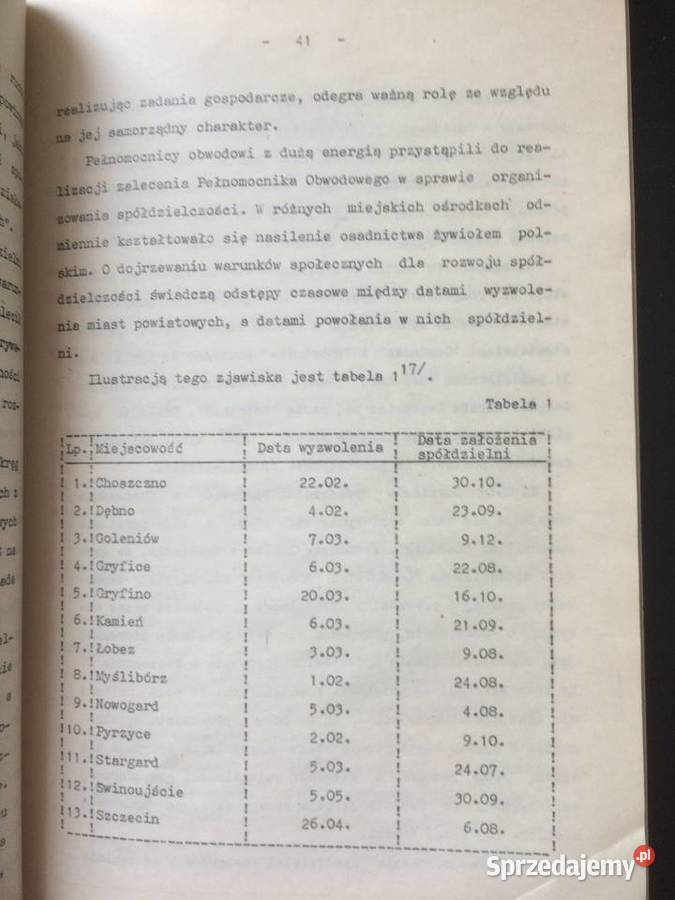 3326 30 Lat Spółdzielczości Spożywców Na zachodniopomorskie Szczecin