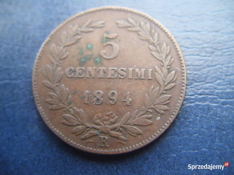 Stare monety 5 centesimi 1894 San Marino sprzedam