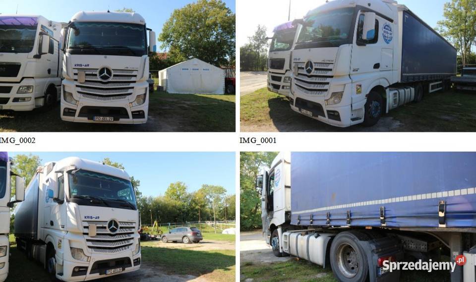 Syndyk sprzeda Mercedes Benz ACTROSrprod 2012 Wałcz