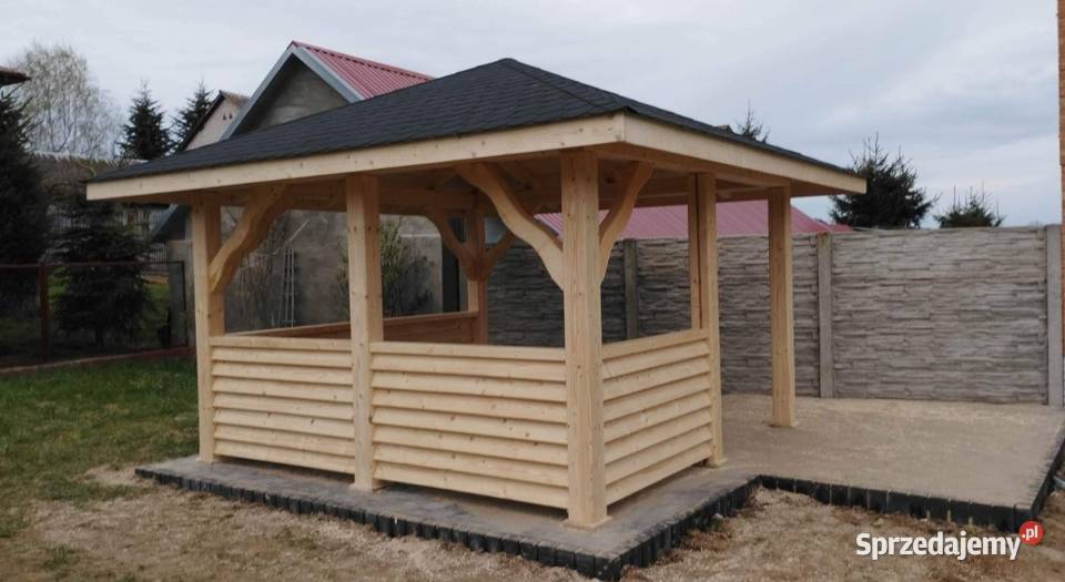 Altana wiata garaż taras meble ogrodowe