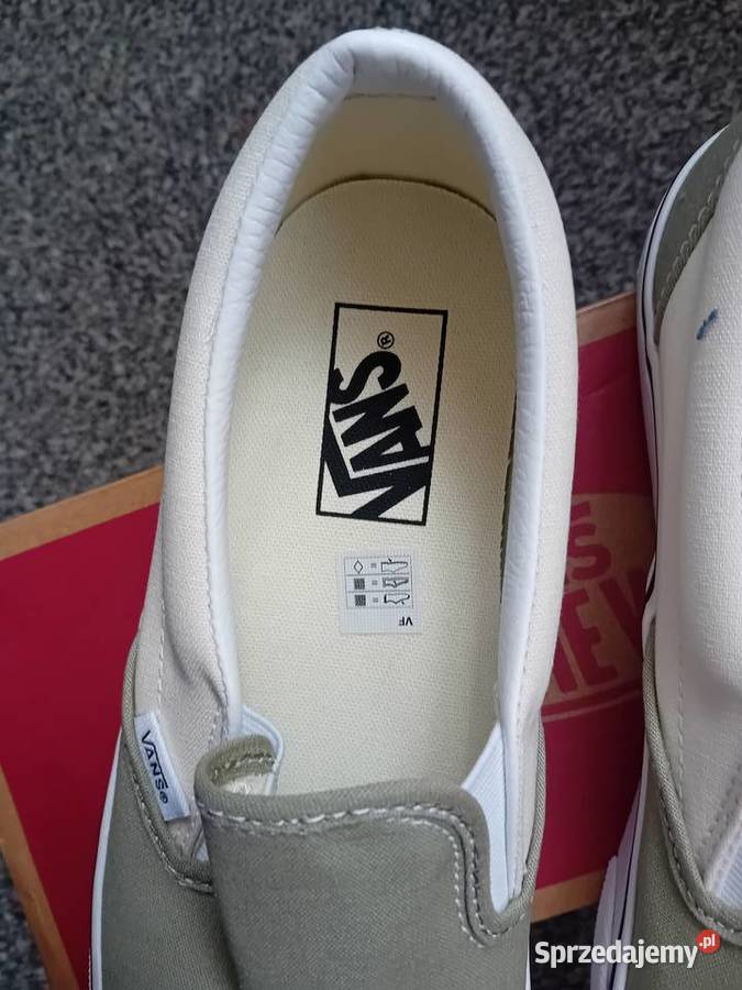 Nowe oryginalne trampki VANS Classic SlipOn tkanina Malbork sprzedam