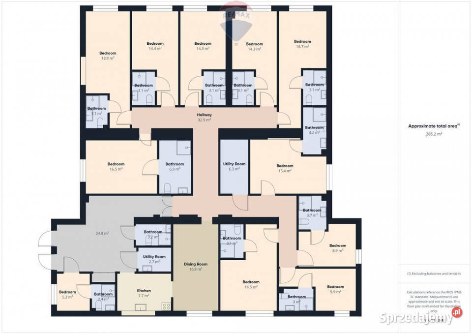 Pensjonat 32 miejsca noclegowe Pruszcz Gdański