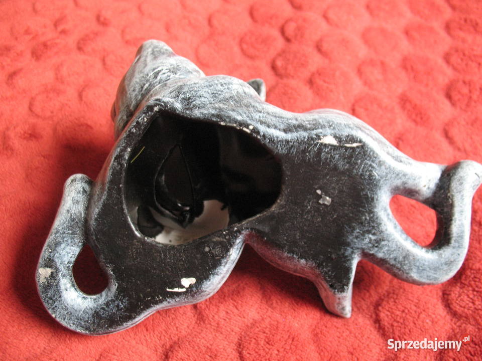 KOT Całujące się koty 12 x 19 x 13 szara rzeźba Figurki i rzeźby Dom i Ogród Siedlce