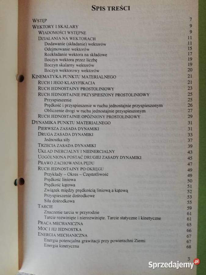 Notatki z lekcji fizyka Janusz Kopecki 2t