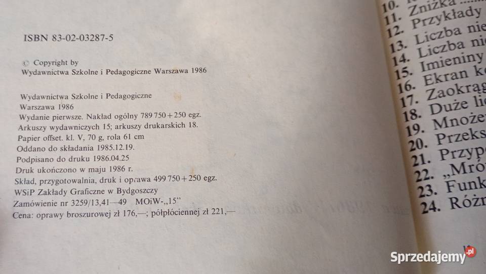 Matematyka 6 podręcznik klasy szóstej szkoły szkoła podstawowa Gdańsk
