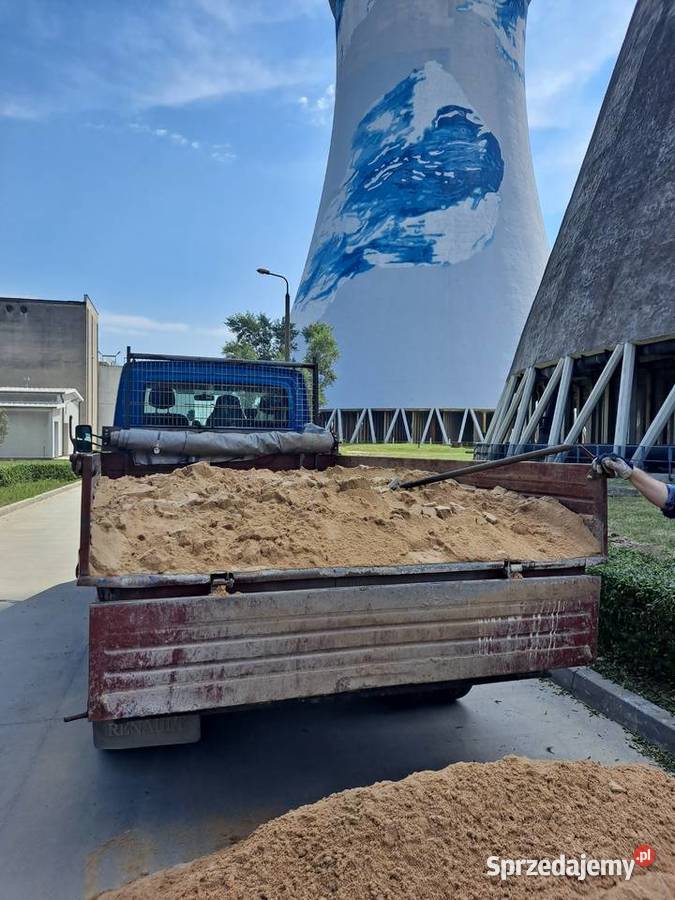 Piasek żółty szary budowalny na wylewki mała Kraków sprzedam