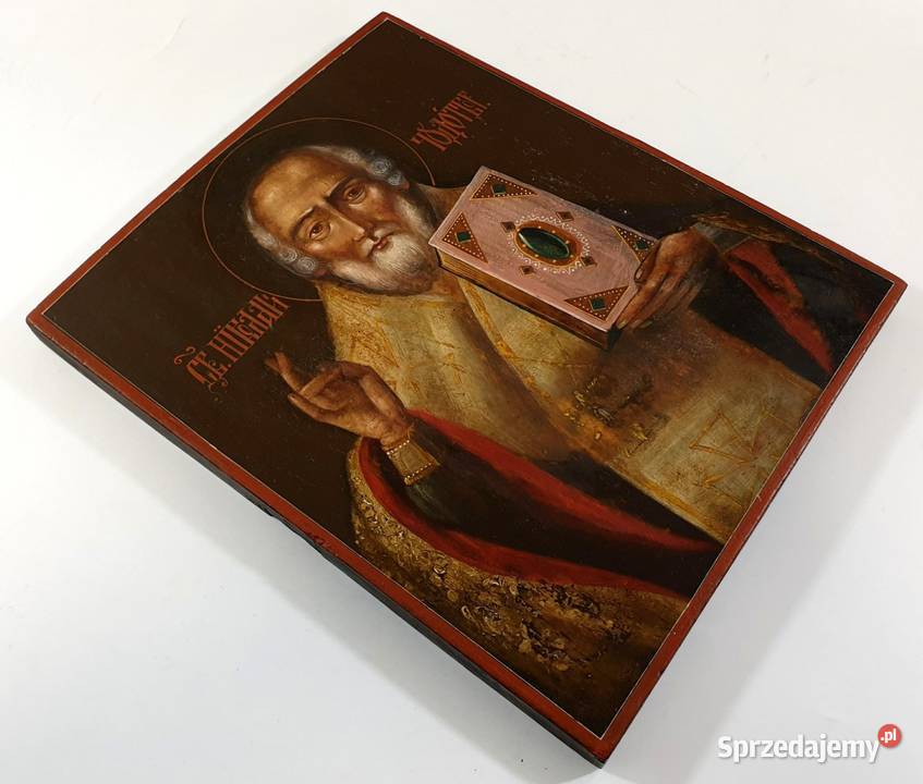 Ikona Święty Mikołaj z Miry Cudotwórca 0327 sprzedam