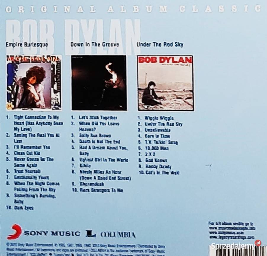 Nowy Zestaw 3 łłytowy CD Bob Dylan Zestaw 3XCD Płyty i kasety Gdańsk