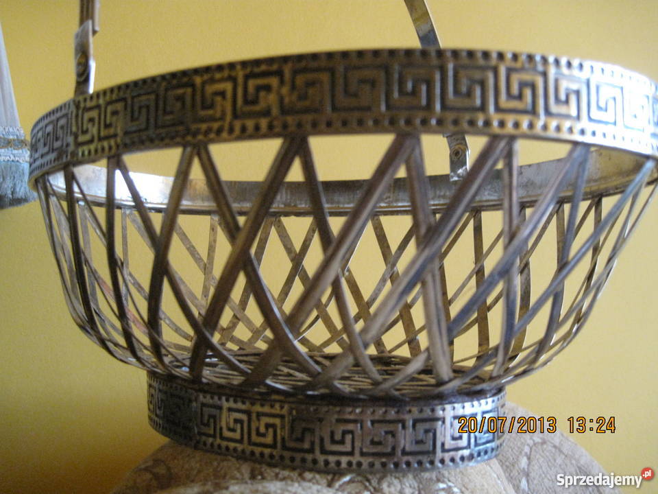 Piekny koszyk ażurowy metaloplastyka dolnośląskie Wrocław