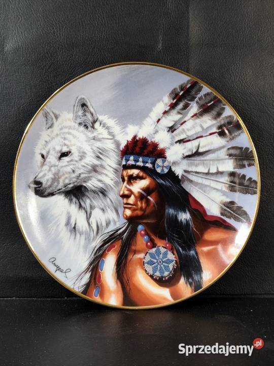 Talerz Kolekcjonerski Spirit of the White Wolf