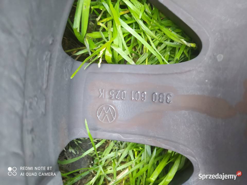 Alufelgi 15 5112 ET 37 VW Pasat B5 GOLF CADDY Volkswagen (oryginalne) Międzychód