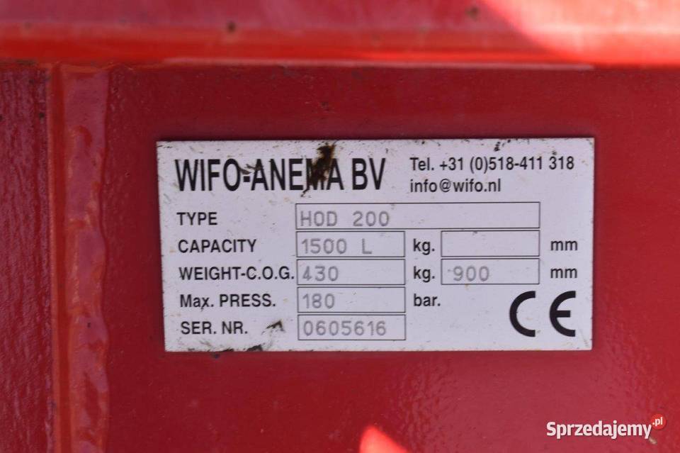 Łyżka do wózka widłowego Wifo HOD 200 sprzedam