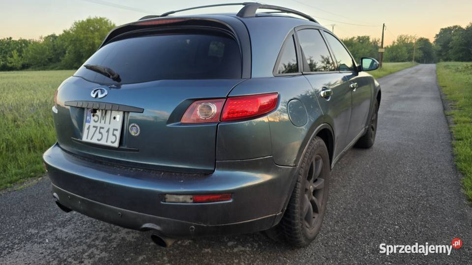 Infiniti FX 35 V6 LPG 4X4 kurtyny powietrzne Gliwice