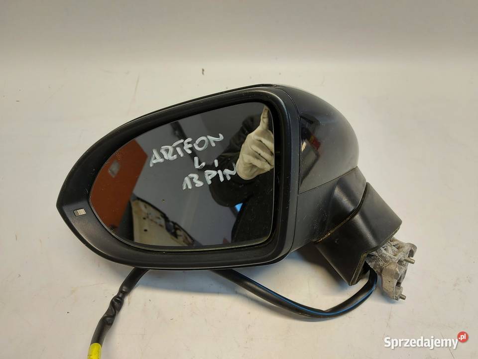 VW Arteon 3G8 2018r LUSTERKO LEWE 13PIN RHD Lusterka zewnętrzne