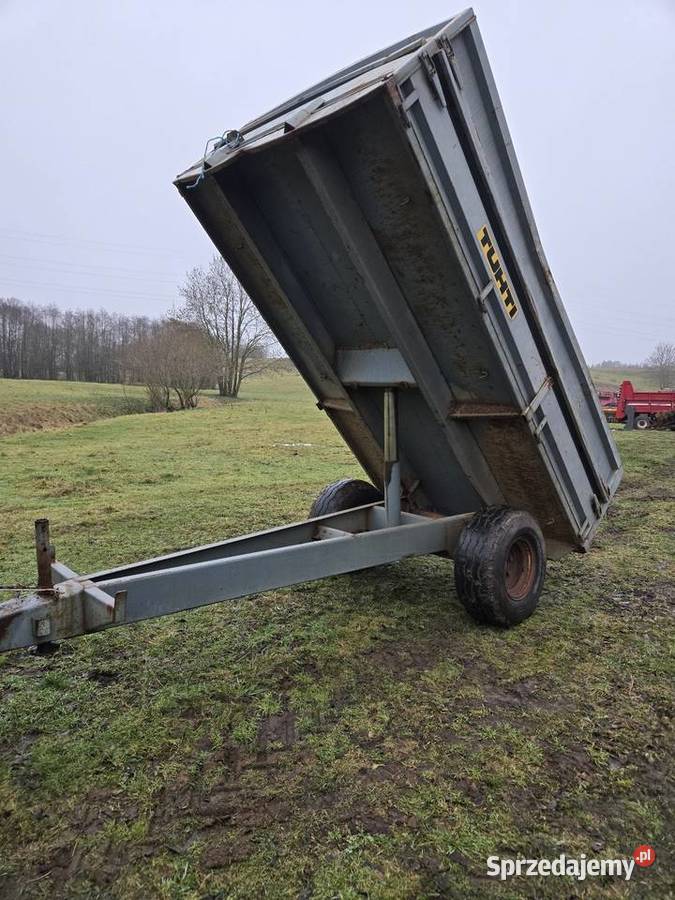 Tuhti M5 Przyczepa wywrotka 5ton nieuszkodzony Szołtany sprzedam
