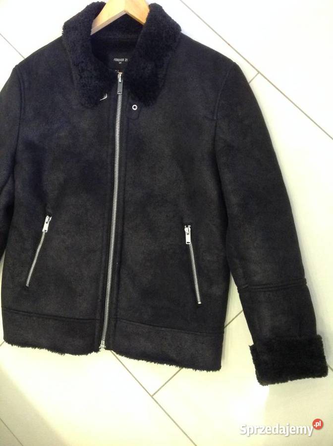 Kożuszek KurtkaCzarna Męska FOREVER 21 S NOWY Kurtki i płaszcze Nowa Sól