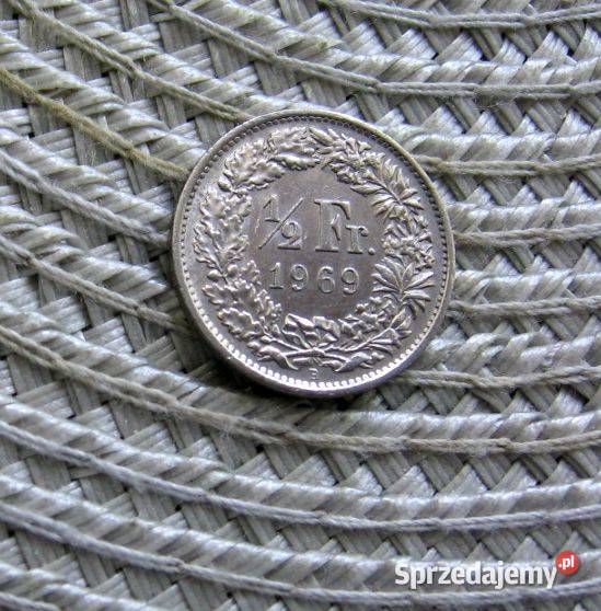 Szwajcaria 12 Franka 1969r Kalisz