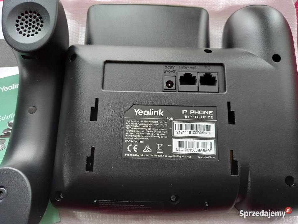 Telefon stacjonarny Yealink T21P E2 Panasonic Łomża