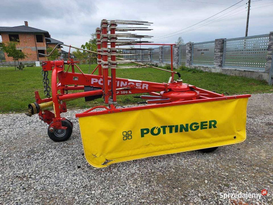 Zgrabiarka Grabiarka Pottinger TOP 380 N NOWA Zgrabiarki i przetrząsacze Mszana Dolna