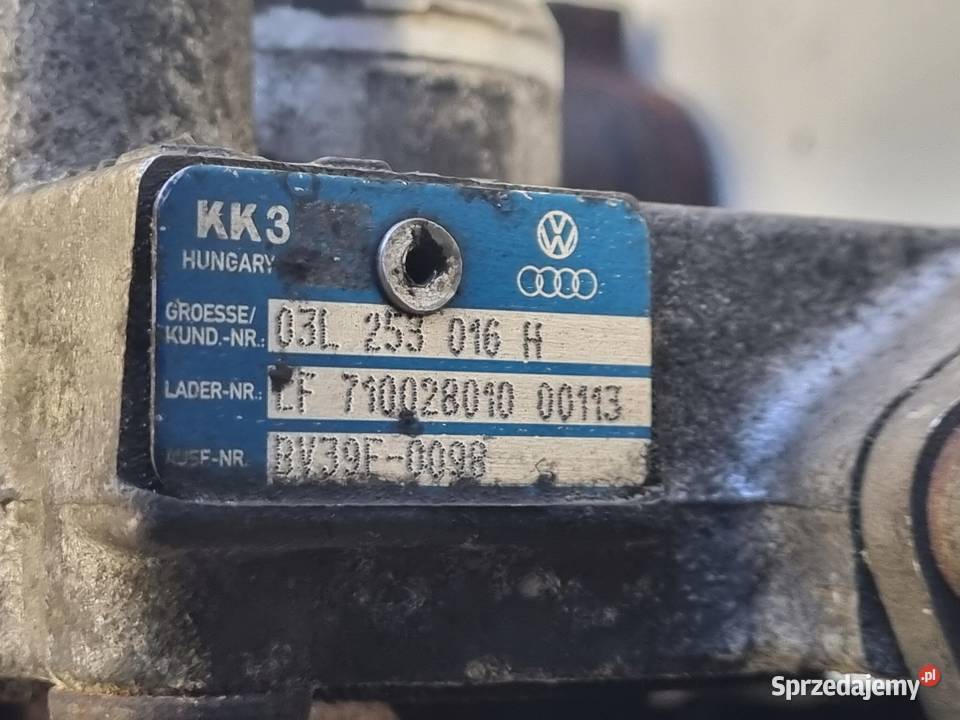 TURBOSPRĘŻARKA VW Golf VI A3 8P Octavia II 16 osobowe Turbosprężarki Rudka