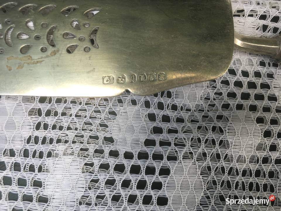 Łopatka do serwowania ryb okres wiktoriański Kraków