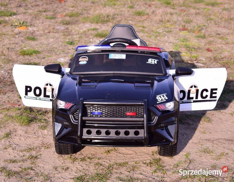Autko na akumulator AUTO POLICJA MUSTANG dzieci Myszków