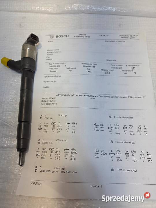 WTRYSK WTRYSKIWACZ OPEL ASTRA K J INSIGNIA osobowe