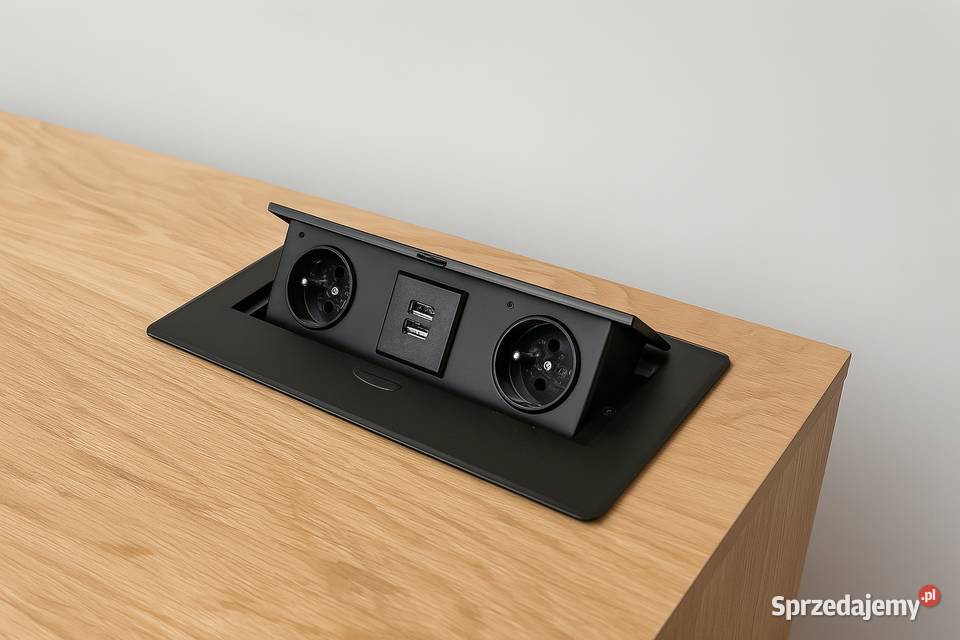 Biurko Elektrycznie Podnoszone Dębowe Z Łódź