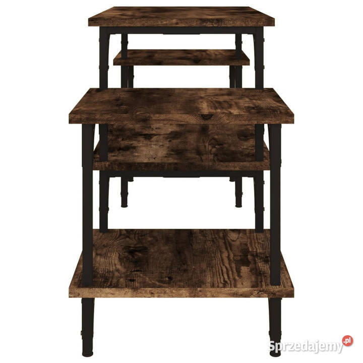 Szafka pod TV przydymiony dąb 117x35x52 WM826317 mazowieckie