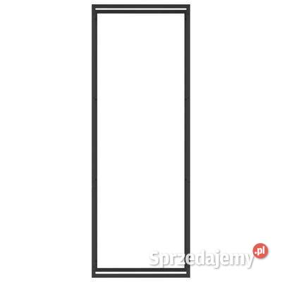 vidaXL Stojak na drewno matowy czarny 80x28x222 Warszawa