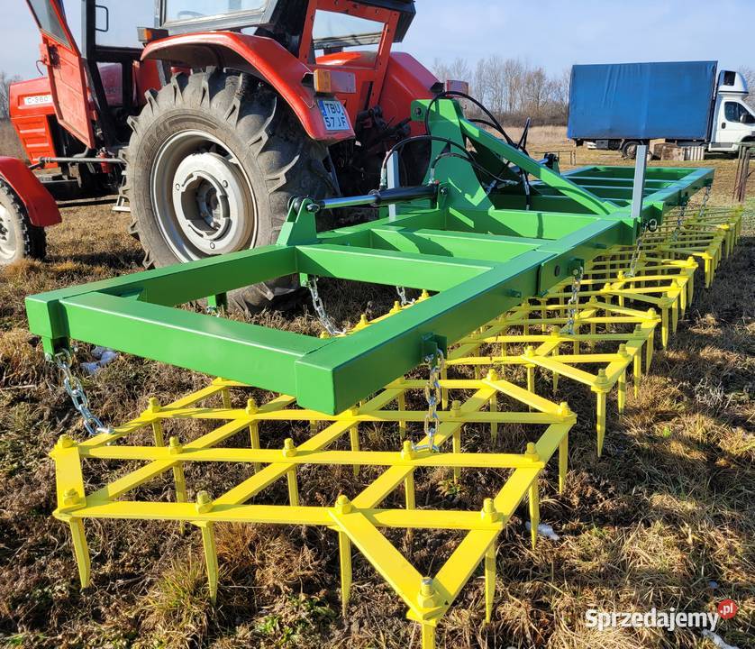 Brona polowa CIĘŻKA Hydraulicznie składana ząb Mielec