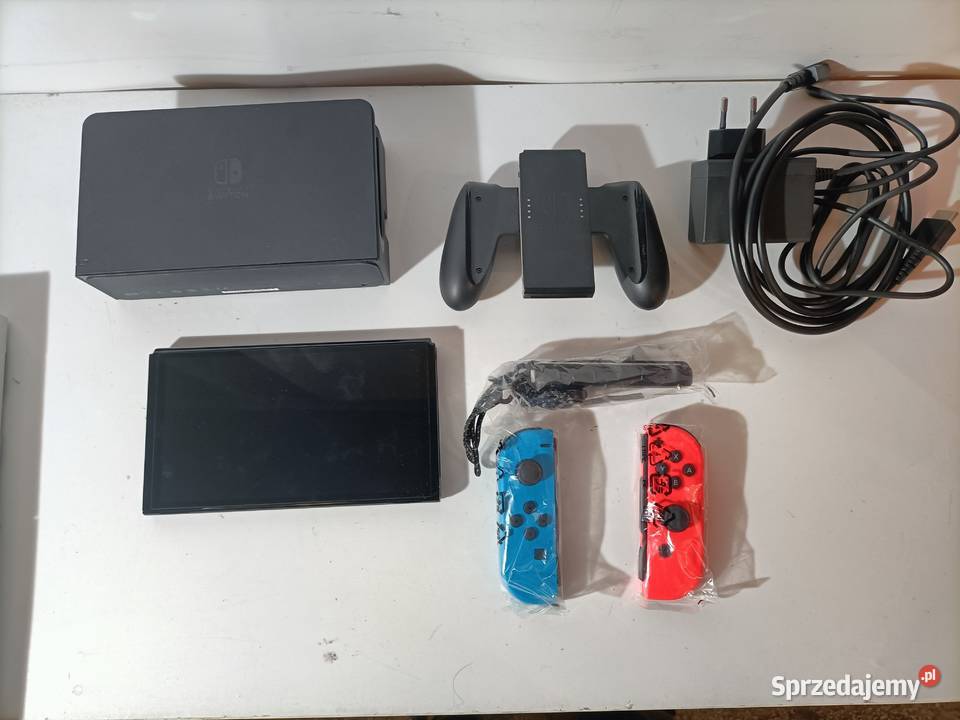 Konsola NINTENDO Switch Oled Czerwononiebieska śląskie Katowice