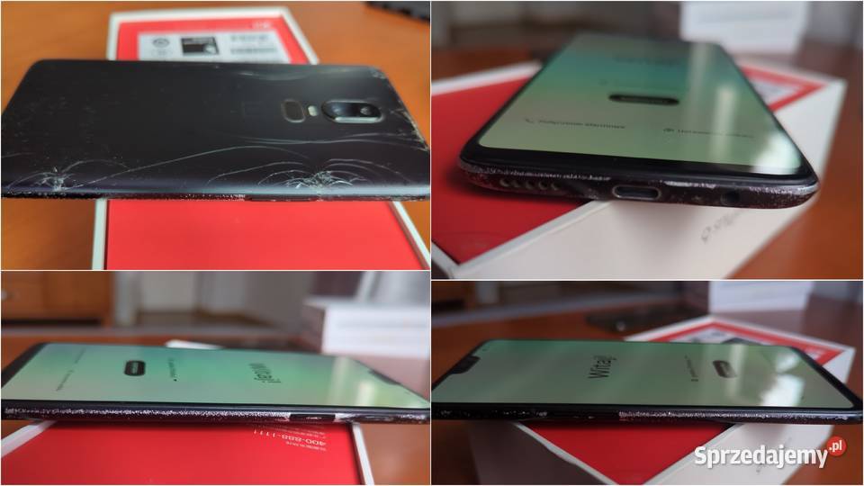 Telefon Oneplus 6 oryginalne pudełko sprawny Wólka Brzózka