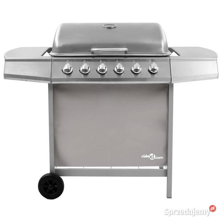 Grill gazowy z 6 palnikami srebrny WM3053632 Warszawa