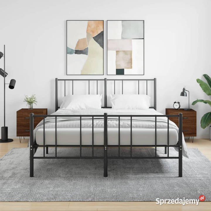 Szafki nocne 2 brązowy dąb 40x35x475 WM827307 Warszawa sprzedam