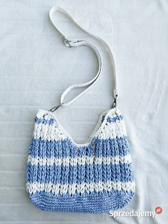 Torebka letnia crochet ręcznie robiona z
