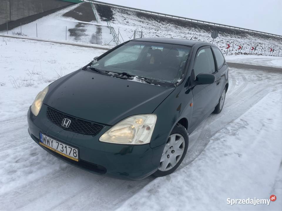 Honda Civic 14Benzyna 90 Klima Zdrowa 2003r Civic Rutki-Kossaki sprzedam