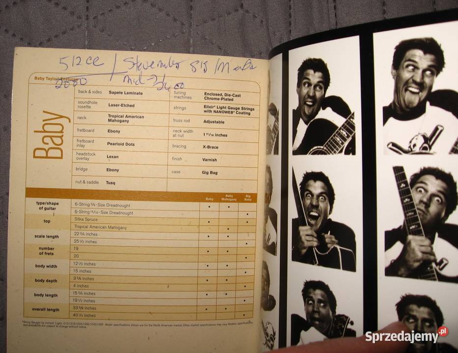 Taylor Guitars 20042005 katalog gitar pomorskie Kępice