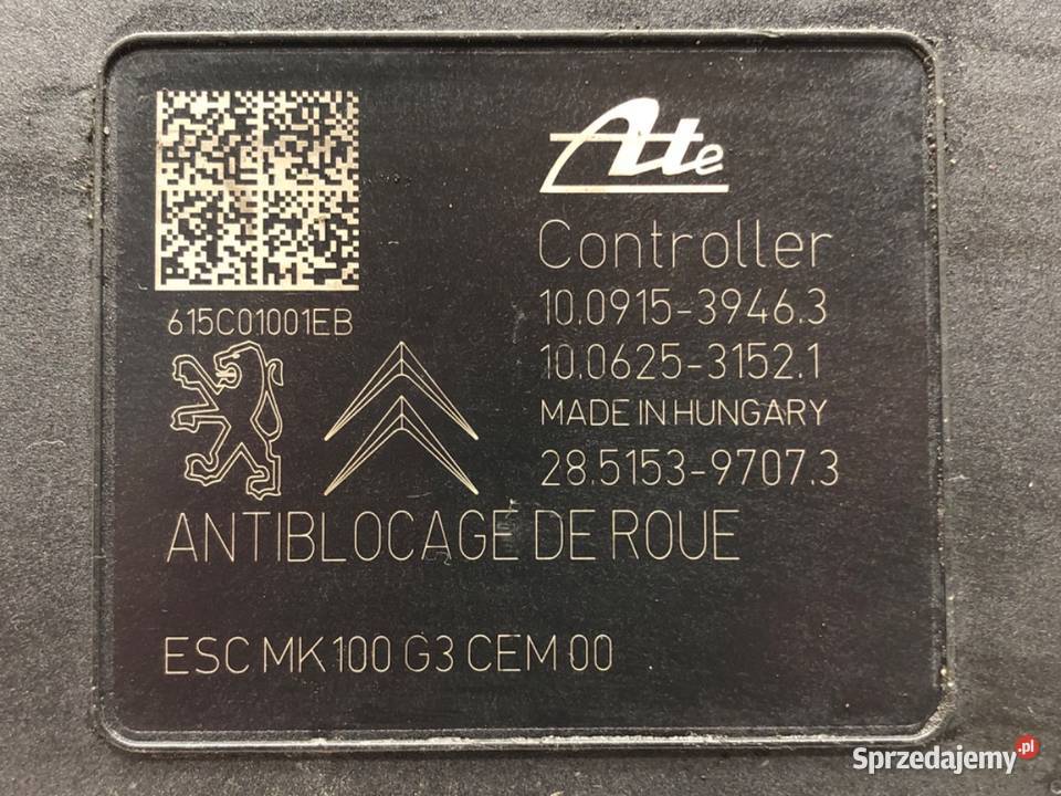 POMPA ABS CITROEN C3 PICASSO 9814482680 12 110