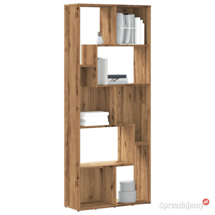 Regał dąb artisan 67x24x161 materiał Warszawa sprzedam