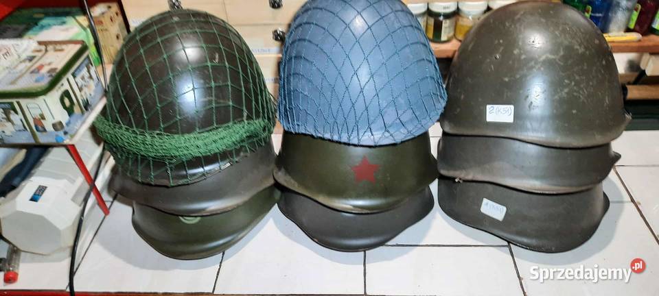 Polskie Hełmy 9 sztuk Warszawa sprzedam