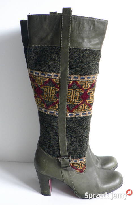 HUELLA oryginalne kozakiskóra wełna37 łódzkie Łódź